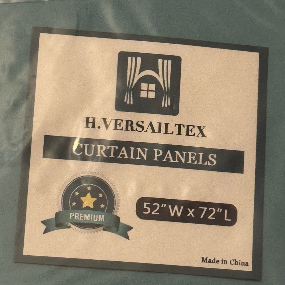 Teal Curtain Panels